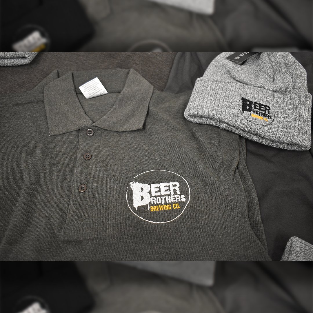 OrderLtd's tweet photo. Another successful logo embroidery for our customers @BeerBrothersPR1 

If you want custom uniform for your business/ school/ hobbies etc. then get in touch and see what we can offer you, we guarantee you won't be disappointed ✅

#embroidery #logo #Clothing https://t.co/vAz6kynkwH