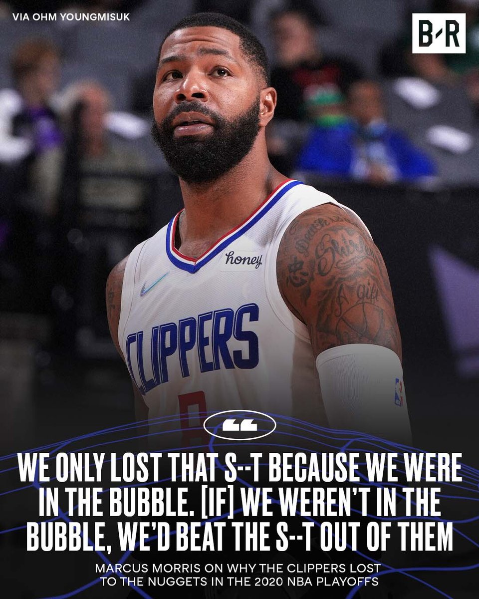 BleacherReport's tweet photo. Marcus Morris goes on the record 👀🍿 https://t.co/fHkuaxDRCA