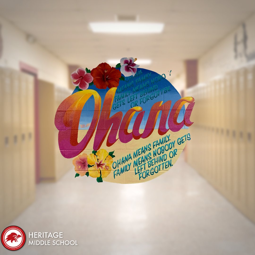 HeritageD100's tweet photo. Ohana means family. Family means nobody gets left behind or forgotten / Ohana significa familia. Y tu familia nunca te abandona ni te olvida.

This is the motto we hold close to our hearts in HMS, and a sentiment that Falcons carry every day! 

#heritagefalcons #d100inspires https://t.co/mEfvMRKxkv
