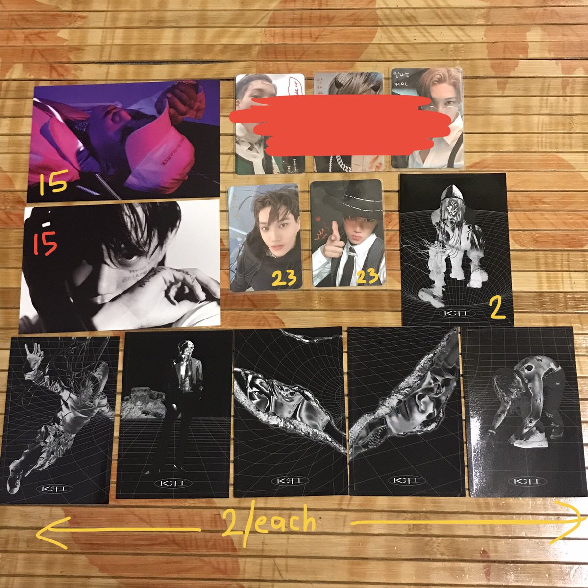 amnesiazkd's tweet photo. HELP RT | WTS 🇲🇾 only
EXO KAI OFFICIAL PHOTOCARDS

✅ on-hand &amp; still in good condition
🏷 price stated exc postage
📬 RM8WM RM13EM* (depends area)
🐻 ❌lowballing 🫤😵‍💫
🪴 RTS: for uni fees 🙏🏻 

-c-

dm if interested!
#pasarEXO #pasarEXOmy @pasar_EXO https://t.co/u5tR40DI5Z