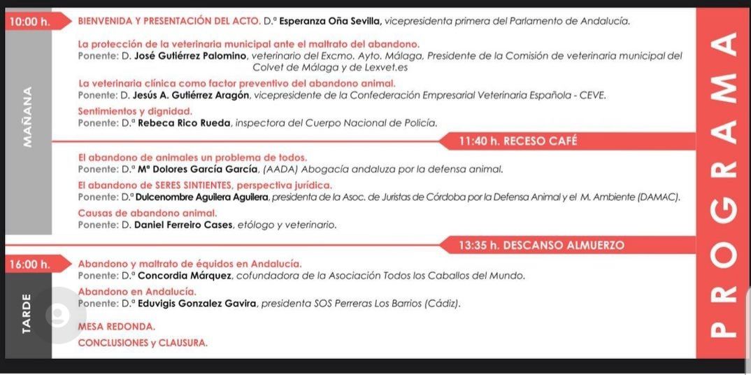 ProdiaConecta's tweet photo. Ayer comenzamos nuestras Jornadas contra el maltrato y el abandono animal de la mano de asociaciones protectoras y profesionales como juristas, policía, veterinarios municipales, etólogos y clínicos
(Pequeño hilo)👇 https://t.co/yBTUdzWRjC