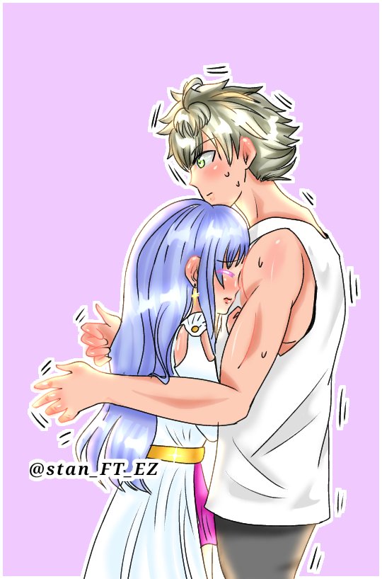 stan_FT_EZ's tweet photo. There both are blushy blushy ๐๐โ๐๐
{#Astelle #Asta #NoelleSilva #AntiMagic #WaterWizard #BlackBulls #BlackClover #FanArt } https://t.co/9Qa5icCBw7