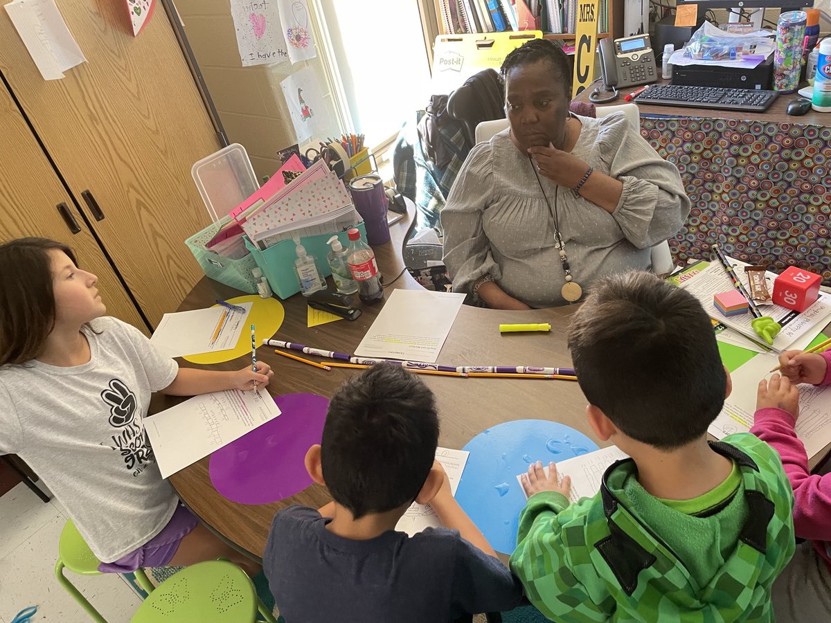 Collaboration is so important in education! Math leaders, GT Specialists and our own Mac-GT IST <a href="/Katie_Hitchman/">Katie Hitchman</a> support the Math and Clustering Program for NISD. Thank you @ResendezCelina for your willingness to share your class with us, alongside others <a href="/NISDTimberwilde/">Timberwilde Elementary</a>!