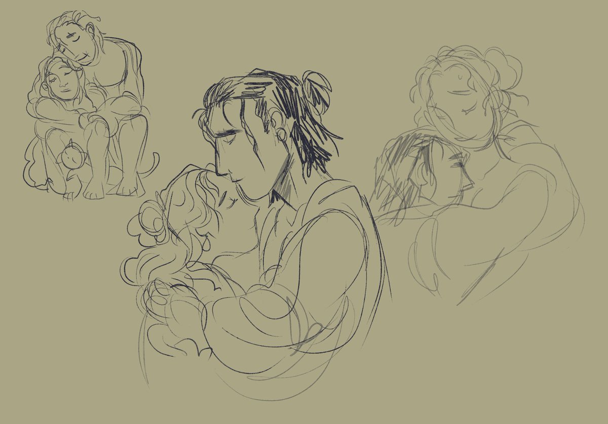 Doodle dump.. Darenya and Radinta.. Darenya is a trans guy 