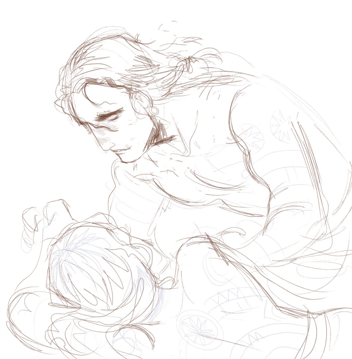 Doodle dump.. Darenya and Radinta.. Darenya is a trans guy 