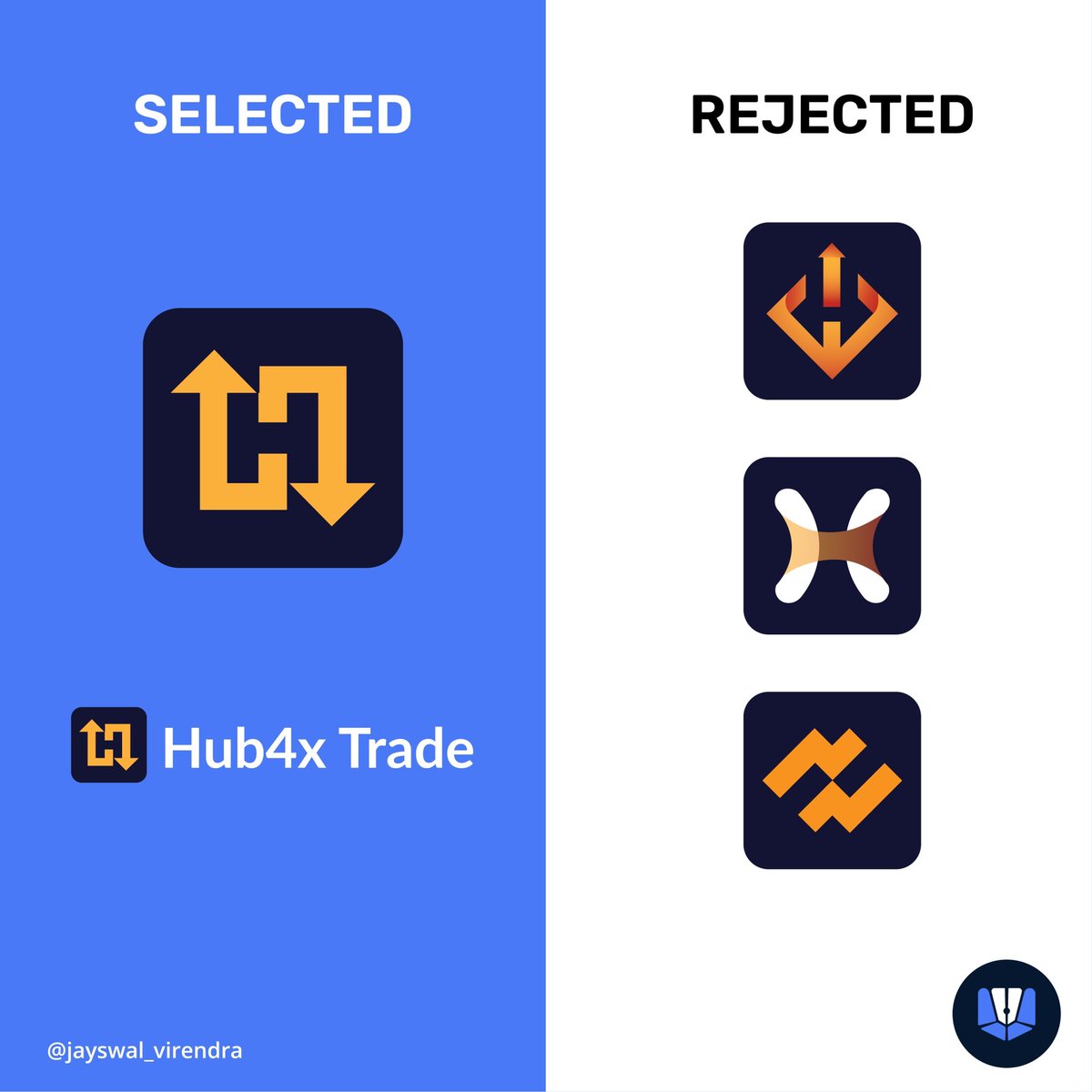 Valuently's tweet photo. Hub4x Trade logo design 
Designer @jayswal_virendra 
.
.
#logo #design #graphicdesign #branding #logodesigner #art #logodesigns #designer #graphicdesigner #logodesign #logos #brand #logotype #illustration #marketing #logomaker #illustrator #creative #graphic #photoshop https://t.co/U6Pt1pmMpy