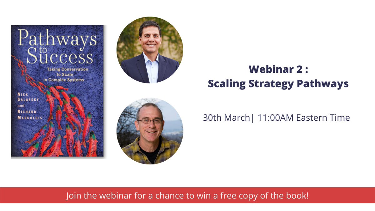 Let’s talk about taking conservation to scale! Join us for webinar 2 in the #PathwaystoSuccess series for a discussion on pathways for taking #conservation programs to scale - including an intro to a new initiative we're working on to address this topic fosonline.org/pathways/pathw…
