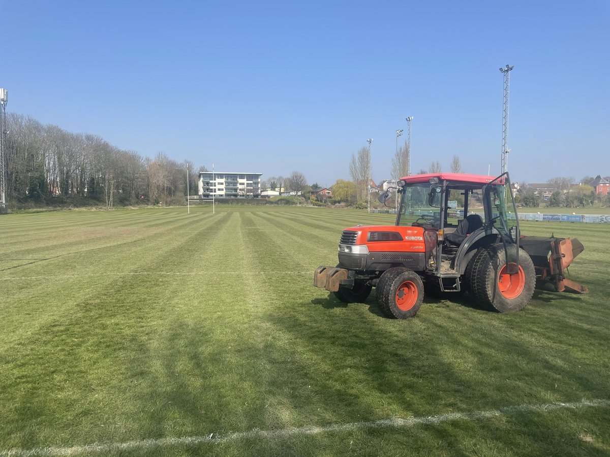 Highground1999's tweet photo. Finally we could get on @Hereford_RFC verti draining today ready for the weekend fixtures https://t.co/o8ixrwYmp8