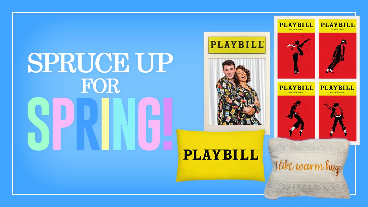 Spring is just around the corner and it's a perfect time to add something new to your home! Check out our Broadway home furnishings here → bit.ly/playbillstore_…