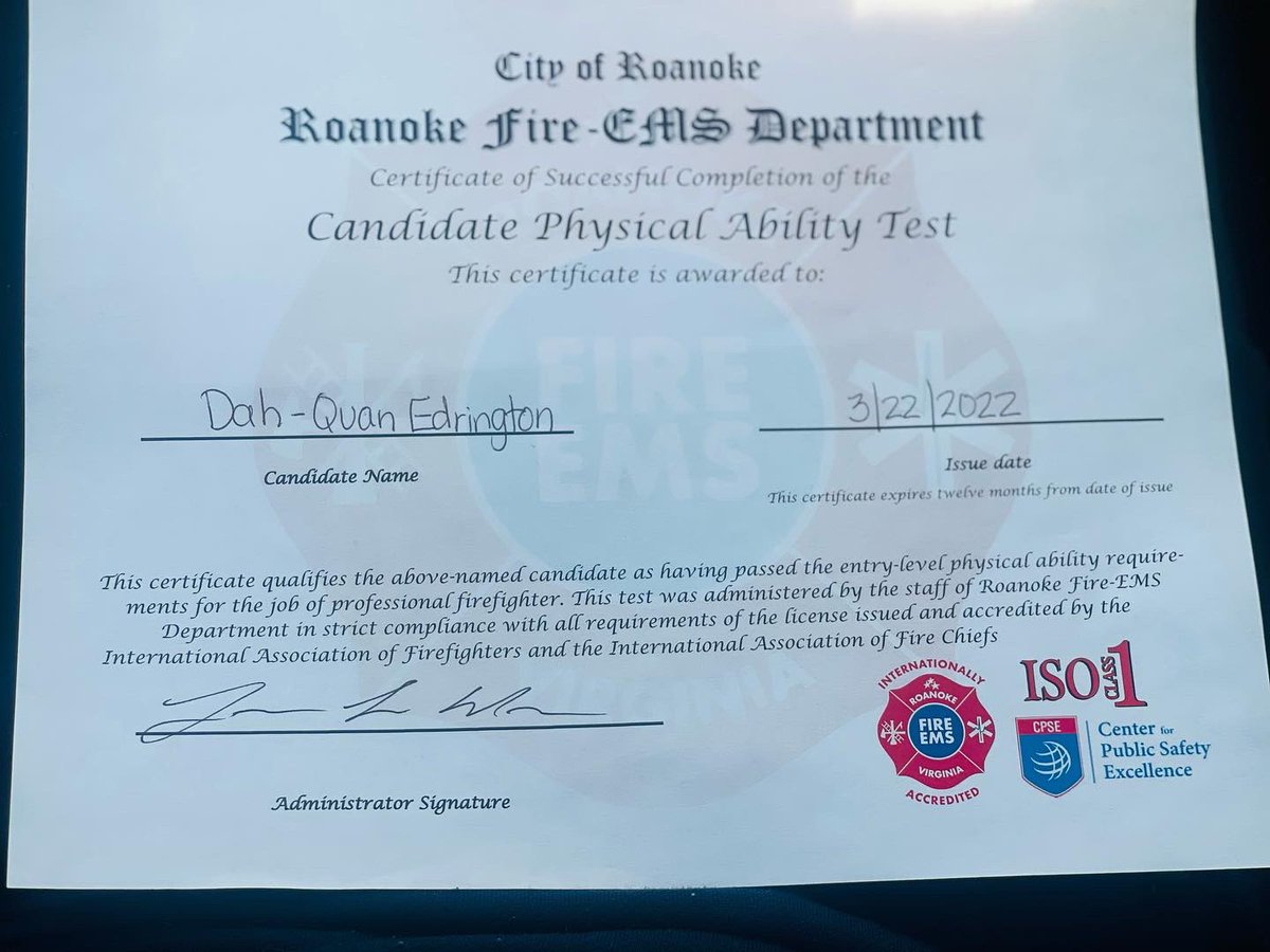Mr_FarRock's tweet photo. HUMBLEβ¦.
Iβve really been working extremely hard for this opportunity. Turning dreams to reality. Beyond blessed ππΎ π§πΎβππ§―3-25-22 #PassedMyTest #goalsandaccomplishments #blessedandgrateful #firefighter #firefighter_brotherhood https://t.co/QtlNDw7PKg