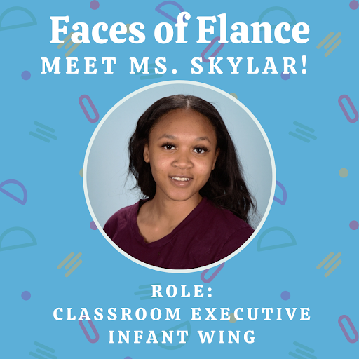 FlanceCenter's tweet photo. Meet Ms. Skylar! 👋🏾 She is currently a Classroom Executive for our Red Bud Infants, &amp; will be celebrating her first Flanceaversary in 2 months. 👩🏾‍🏫 Thank you for making a difference in the lives of our youngest students! 👶🏽 

Learn more about her ➡️ https://t.co/y6Jzl5qSWi. https://t.co/2u7mWig1dz