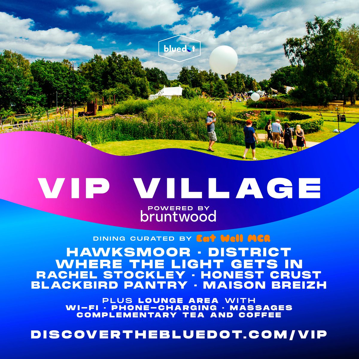 We’re joining some excellent folk for food and fun times <a href="/bluedotfestival/">bluedot</a> thanks to <a href="/eatwellmcr/">Eat Well MCR</a> 
Book discoverthebluedot.com/vip