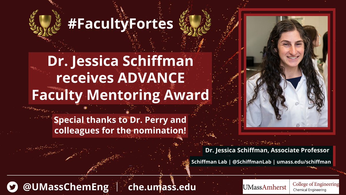 We have an ADVANCE Mentoring Awardee in our midst! Congratulations Dr. Schiffman (<a href="/SchiffmanLab/">Dr Jessica Schiffman</a>), we're always grateful for your impactful service to the department 👏🏆

#FacultyFortes