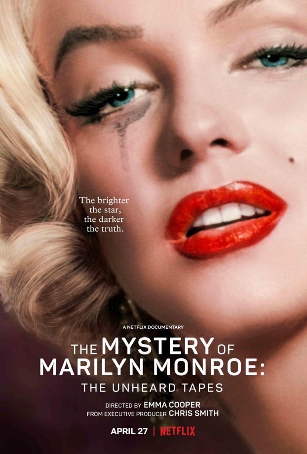 summersandswan's tweet photo. A big thank you to @Netflix ⁦@Coopsemi⁩ &amp; @_chris_smith_ for bringing ⁦@summersandswan⁩ “Goddess” to life in “The Mystery of Marilyn Monroe”. Roll on April 27 - and buy the book! https://t.co/vyewdIkT1p