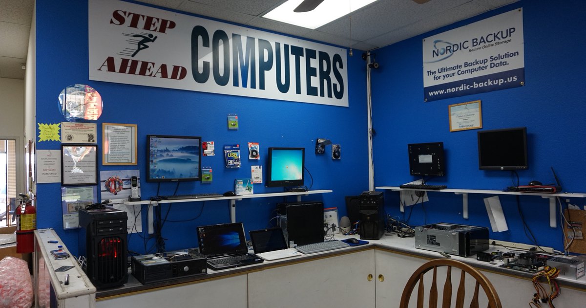 PCRepairYucaipa's tweet image. Laptops, desktops, and servers, too -- we've got all your computer repair needs covered. Don't wait another day trying to figure out what is wrong with your computer, we can help 

#StepAheadComputers #ComputerRepair #ComputerRepairStore  #Yucaipa #Calimesa #PCRepair