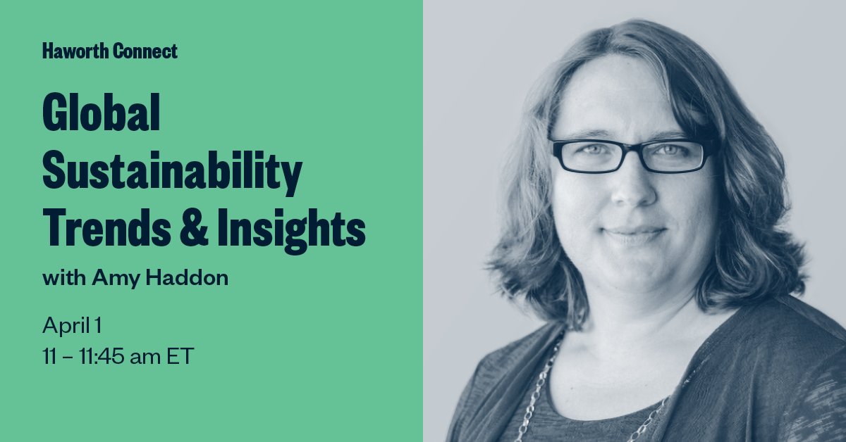 Join us as <a href="/SchneiderElec/">Schneider Electric</a>'s Vice President of Global Sustainability Communications, @_amyhaddon, shares the latest climate-related business trends, and what companies are doing to achieve their sustainability goals. Register today! bit.ly/3IMtScN