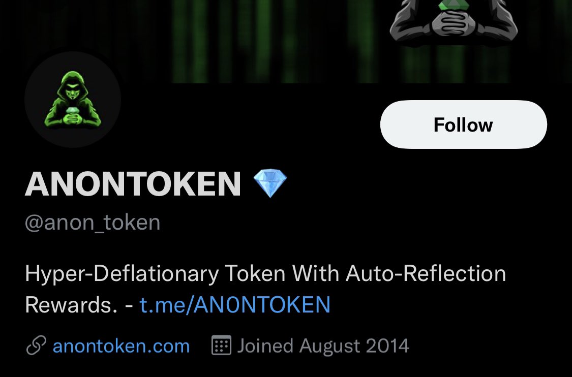 YourAnonAlerts's tweet photo. Anonymous in no way is affiliated with this cryptocurrency token. These people are scammers who try to profit from Anonymous name and will likely dump their coins on the people they scam.
Report and block! 
https://t.co/ylFbhPYcKK

#OpFakeAnons #OpScamAnons https://t.co/bkm3iKJK70