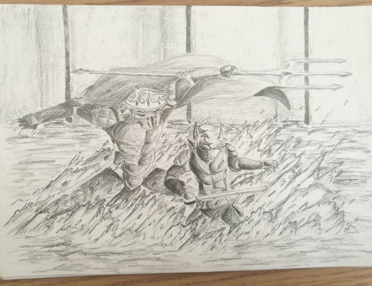 Dust_Hydra's tweet photo. I made a drawing inspired by @Solid_Helium_'s animation (Ranboo's choice) https://t.co/5LzyYQSCgY