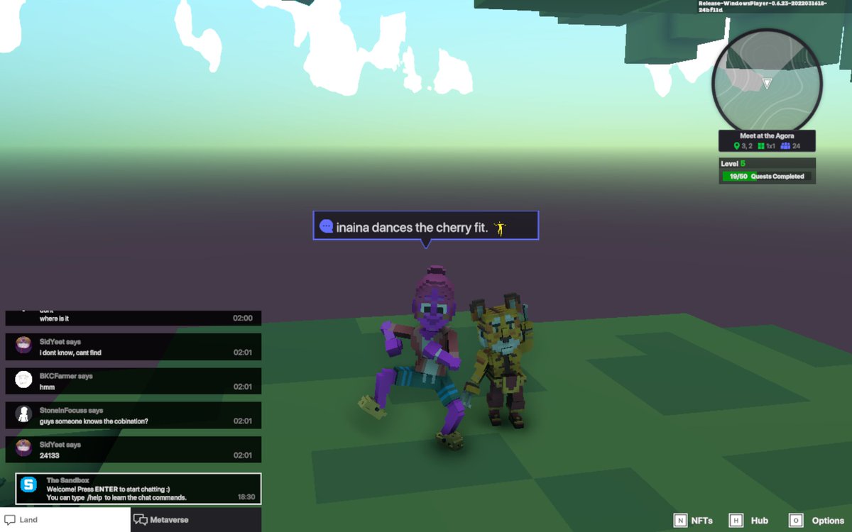 bagback55's tweet photo. @TheSandboxGame @binance I just participated in the daily #SandboxAlphaS2Contest for a chance to earn up to 1,000 $SAND! Starting March 20 - Show us your favorite Zodiac character. Check out my screenshot below!
👇 #SandboxAlphaS2 Hi tiger! https://t.co/VIU8aiJGvy