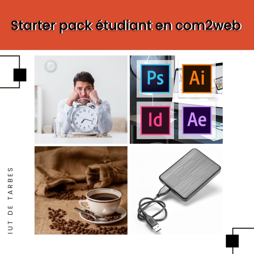Com2WebTarbes's tweet image. Futur étudiant Com2Web ? On te donne un petit aperçu de ce qu&apos;il t&apos;attend 😉 #Com2web #lpcom2web #cofee #adobe #work