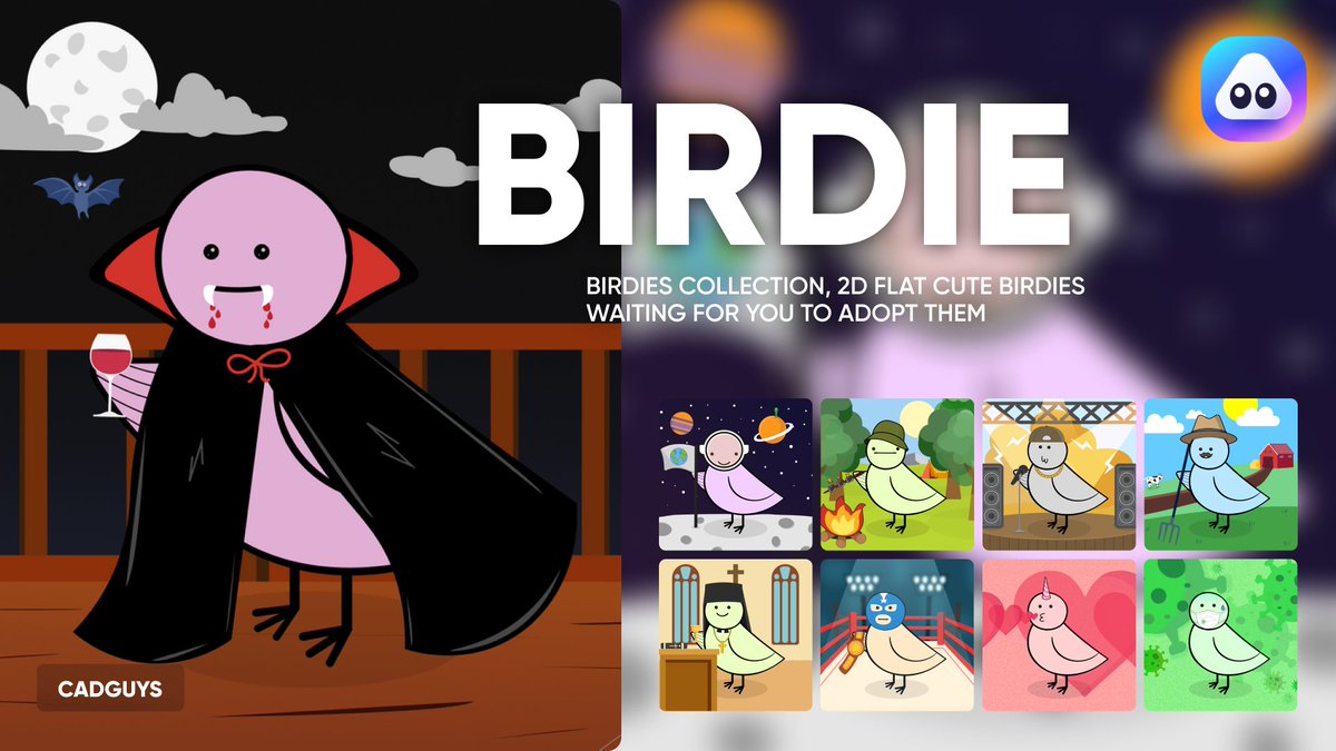 airnfts's tweet photo. 🔥These #birdies are waiting for you to adopt 'em🤩! Check them only on @airnfts👇

https://t.co/qKKFHlZVa3

👉Like &amp; RT if you like #birds🕊
👉Follow @airnfts 🥳
👉Drop your #NFT down below

#NFTartists #nftcollectors #opensea #NFTs #FTM #matic #NFTGiveaways #NFTartwork @Cadguys https://t.co/DuOx5NPYTV