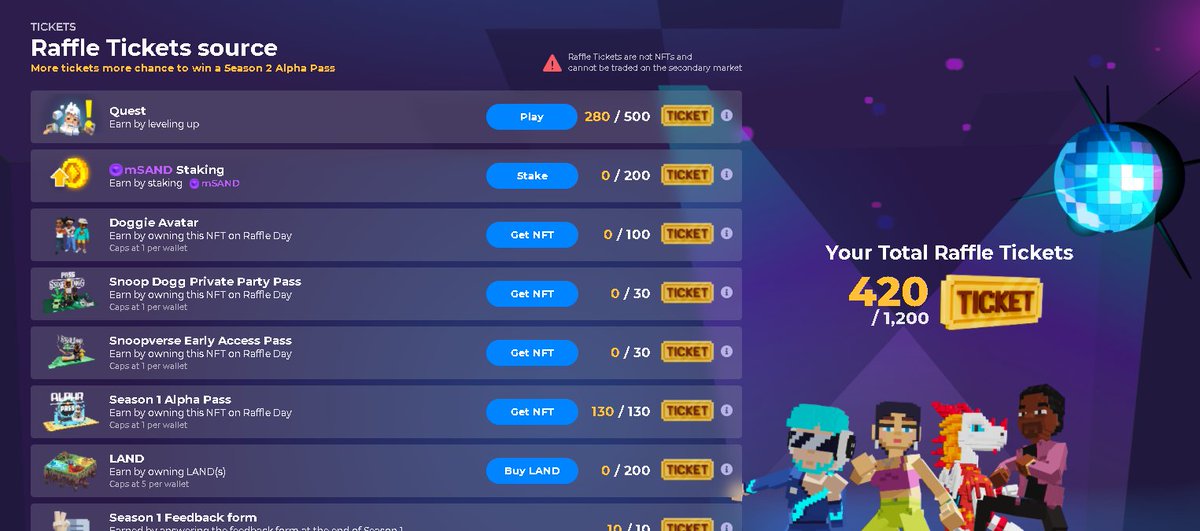 johnlee21809's tweet photo. @TheSandboxGame I just participated in the daily #SandboxAlphaS2Contest for a chance to earn up to 1,000 $SAND! Starting March 22 - Ticket Day. Check out my screenshot below!
👇 #SandboxAlphaS2 https://t.co/o4QXOMo1ns