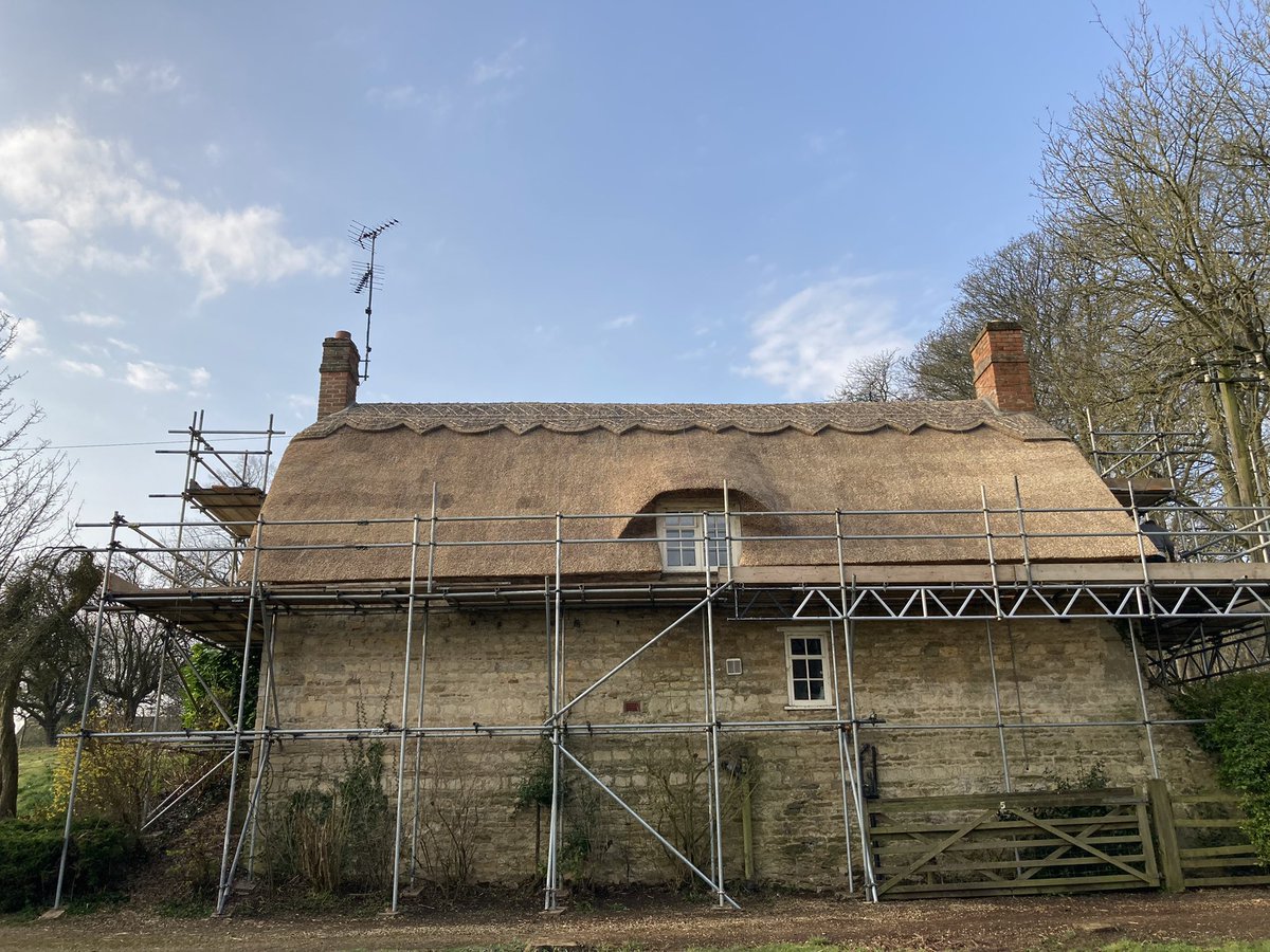 Before and after pics of our latest job completed in water reed. #thatching
