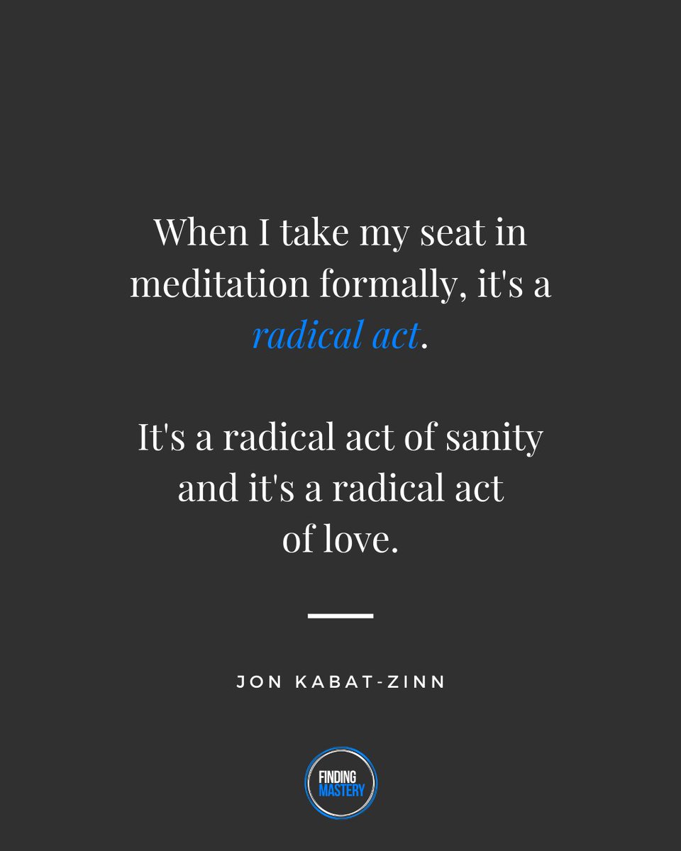 Dr. Michael Gervais (@michaelgervais) on Twitter photo Mindfulness is a radical act of sanity.
So honored to have <a href="/jonkabatzinn/">jon kabat-zinn</a> on the pod this week. The way he lives, teaches, and frames mindfulness is inspiring. He is a special human being who has had a massive impact on my life. You'll feel it too.
🎙️: findingmastery.net/jon-kabat-zinn/ Mindfulness is a radical act of sanity.
So honored to have <a href="/jonkabatzinn/">jon kabat-zinn</a> on the pod this week. The way he lives, teaches, and frames mindfulness is inspiring. He is a special human being who has had a massive impact on my life. You'll feel it too.
🎙️: findingmastery.net/jon-kabat-zinn/
