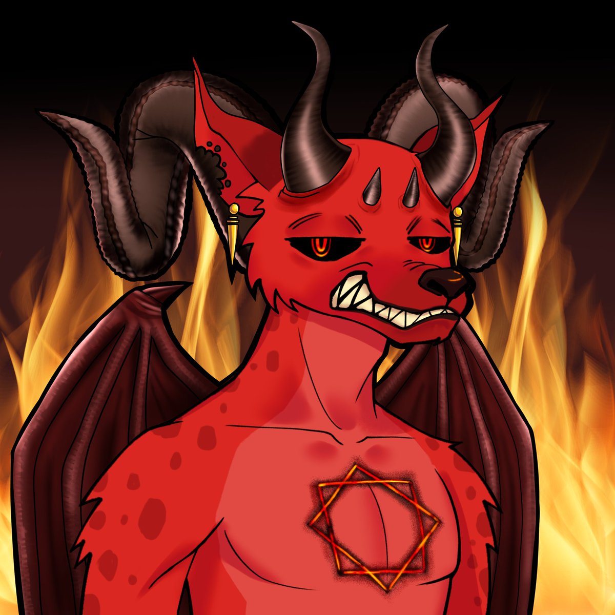 Is smoking weed a sin? This Demon Highyena showed up.  Can someone save me? 😱

#EuphoriaCollection
#NewProfilePicture