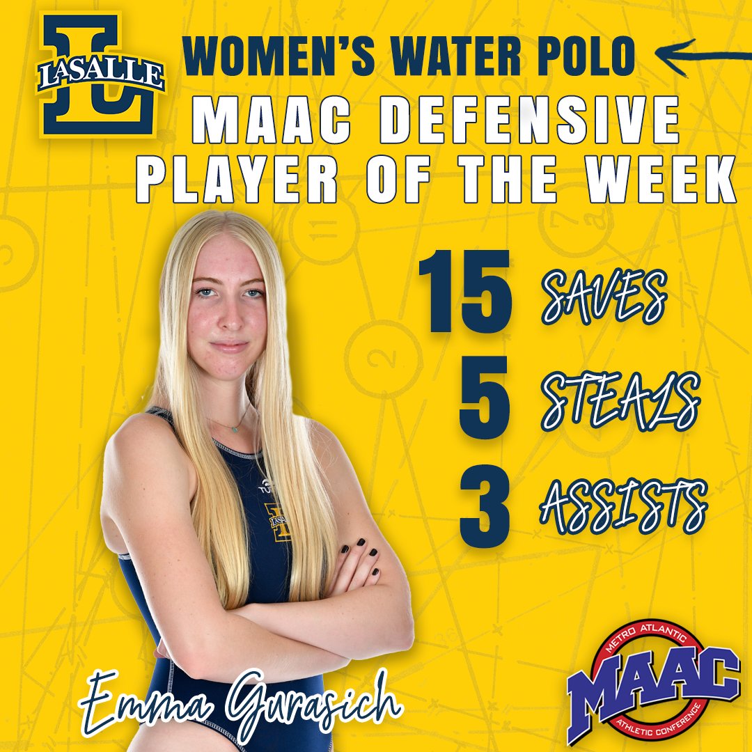 Emma Gurasich earns her second MAAC Defensive Player of the Week honor! 

✍️: bit.ly/3wsS69i