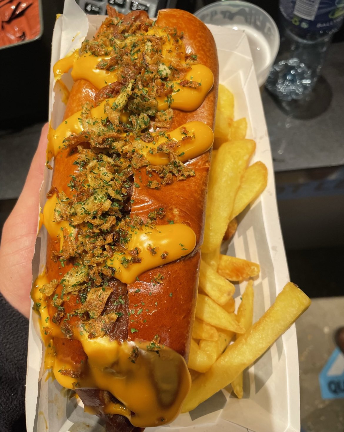 Footy Scran on Twitter "Smoked brisket roll with chips at Tottenham