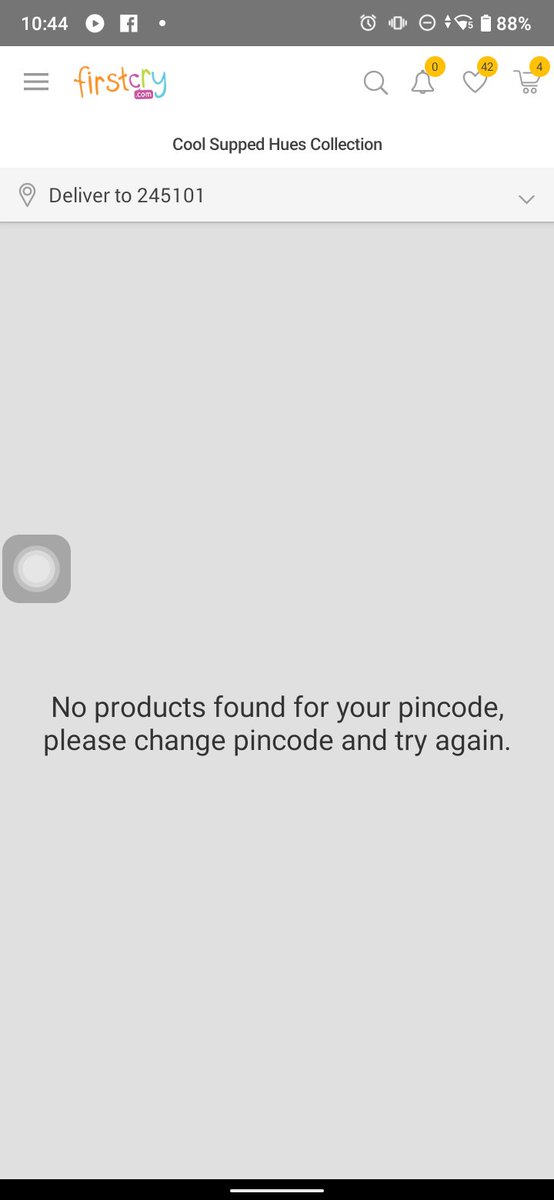trust_nim's tweet photo. @firstcryindia 
#customersatisfaction 
#kidsfashion 

Hi Firstcry team,
Please check delivery for Hapur 
Pincode 245101
Earlier it was under delivery zone suddenly For almost items it showing no delivery.
Please check amd help. https://t.co/JAaPPVmTUG