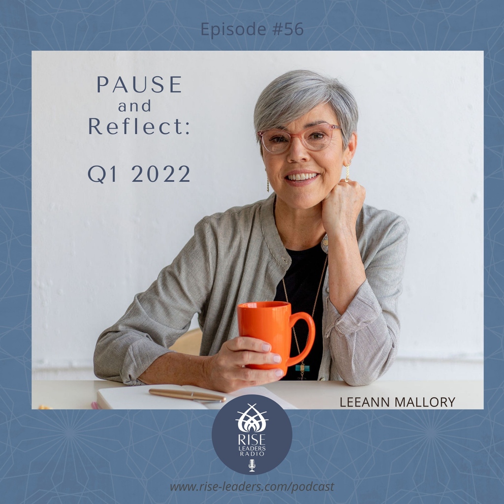 It's the end of #Q1.Nature has a predictable #rhythm; we're wise to tune into the #transitions of the seasons. It's up to us to create the rhythms that help us stay on track with our #commitments. 🎧 at rise-leaders.com/podcast Ep 56 + YouTube |Rise Leaders + podcast platforms