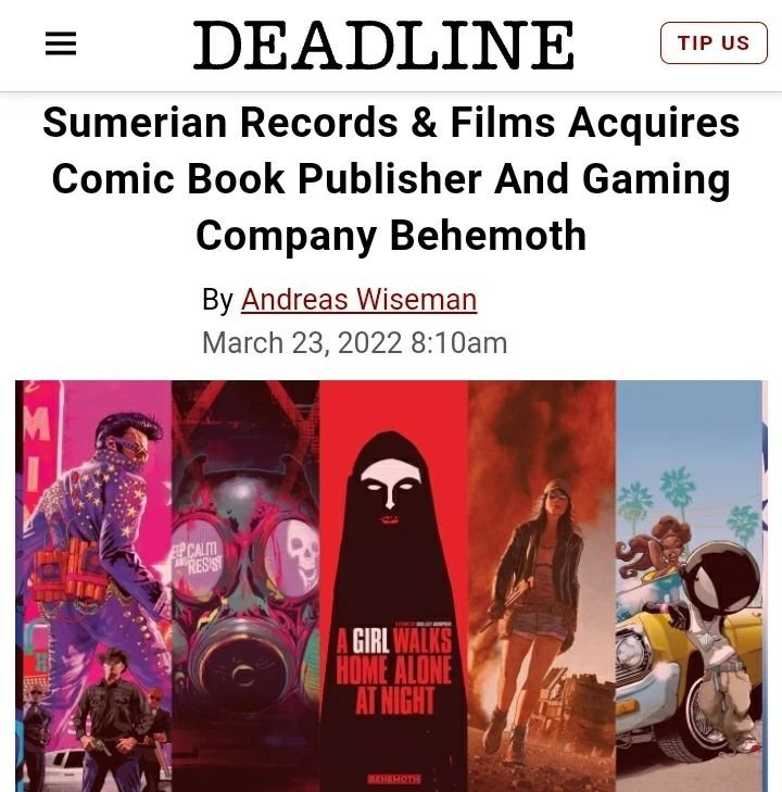 KevinRoditeli's tweet photo. Sumerian Records has acquired Behemoth!

Congrats to my homies @behemothcult &amp; Ryan Swanson 🙌 https://t.co/JpFx3rM5lh