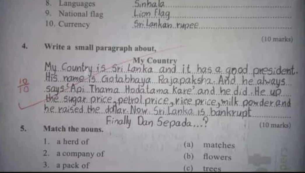 my country sri lanka paragraph