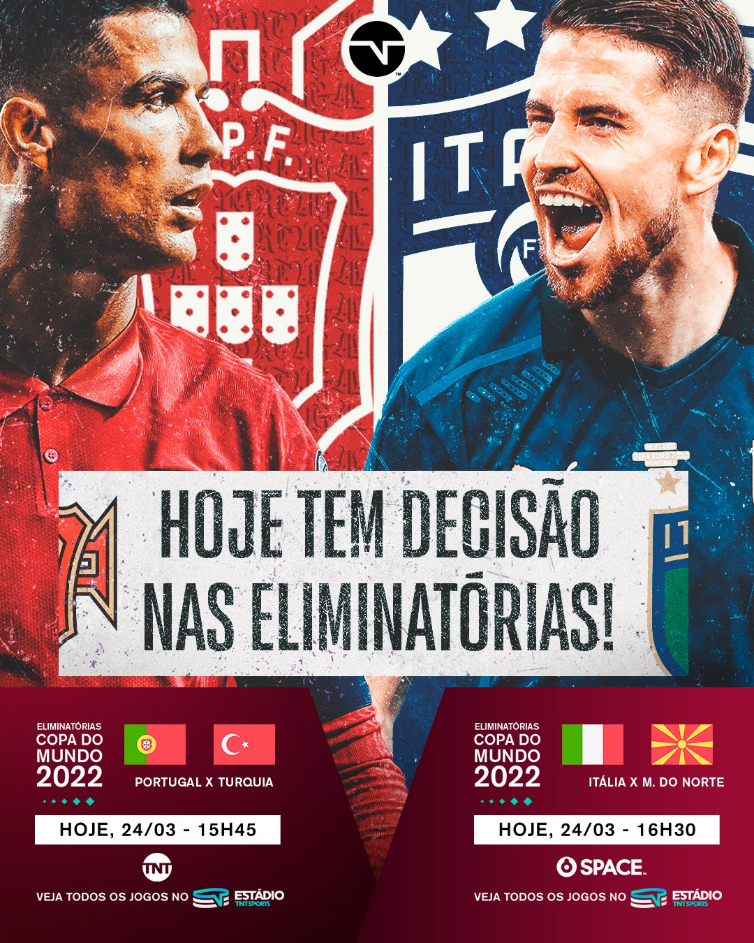 TNT Sports BR on X: É TUDO OU NADA PRA PORTUGAL E TURQUIA! 🇵🇹🇹🇷 As  seleções se enfrentam HOJE em jogo ÚNICO que vai deixar um dos times a um  passo do