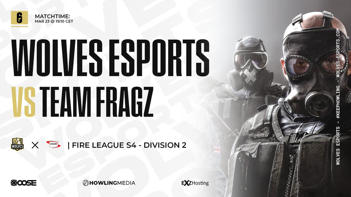 wolves_esports's tweet photo. #WolvesR6 matchday!

At 19:10 CET we face "Team FragZ" in the @FireLeagueDE 

Come watch the stream and support the boys: https://t.co/Bv1B7MyFVq

#KeepHowling https://t.co/0M6oICFsBU