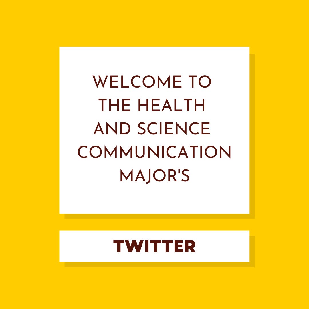 Welcome to the official Rowan University Health and Science Communication major's Twitter. Follow us for Health and Science Communication information, events, and other important information!