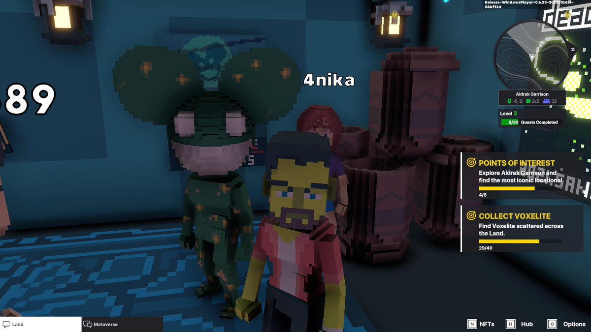 trezer21's tweet photo. @TheSandboxGame @deadmau5 I just participated in the daily #SandboxAlphaS2Contest for a chance to earn up to 1,000 $SAND! Starting March 17 - Selfie with Deadmau5. Check out my screenshot below!
👇 #SandboxAlphaS2 Its game very good! https://t.co/jVViHtDejV