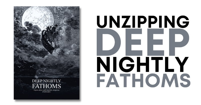 capacle's tweet photo. ⠀
Today at 8pm UTC (3pm EST) we continue our 'Unzipping' series of videos
Now it is time to take a first look at Deep Nightly Fathoms by @duamnNFR
See you there!