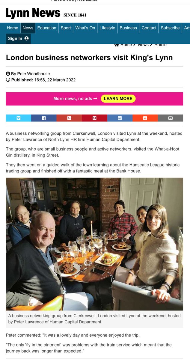 BNI Clerkenwell in the news: