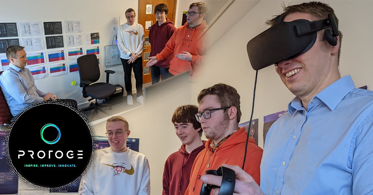 Good #pitch today from our #Tlevel #placement #students from @GatesheadColl - discussing potential #immersive #VR applications of @UnrealEngine #UE4 & #UE5. Thanks to #industry pro Tim Hough from @PearsonEngLtd for his input supporting our high-quality @TLevels_GovUK #placements.