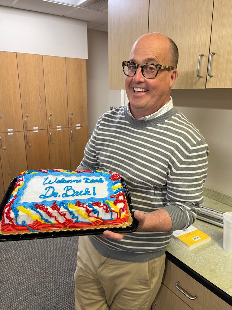 Welcome back, Dr. Back!