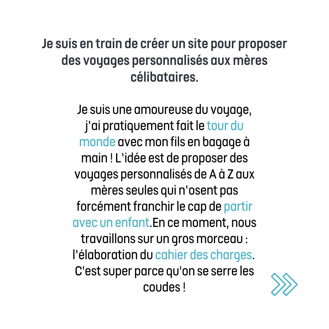 Découvrez le parcours inspirant de notre apprenante Hafida ! 💪  Ça a été le cas pour Hafida, qui a rejoint les bancs de notre #formation "chef.fe de projet e-commerce" et créé son site pour aider les mères #célibataires à s'organiser pour partir en voyage avec leur enfant ! 🌎