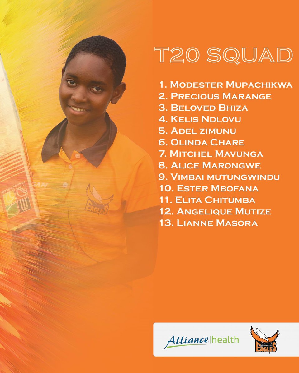 It's a matter of hours to go and here are our T20 squads!
*Mens squad is for first two matches.