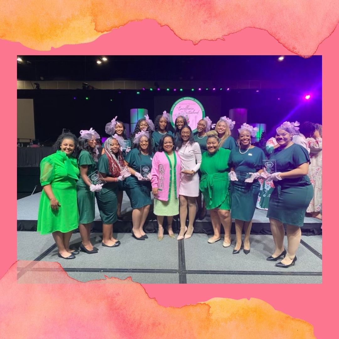 South Central Regional Conference photo dump “Chapter of the Year” style!💗💚 

12/13 First place awards and countless memories!

#aka1908 #90thscrc #WeAreSouthCentral #AKASCRC2022 #alphakappaalpha #epsilonlambda