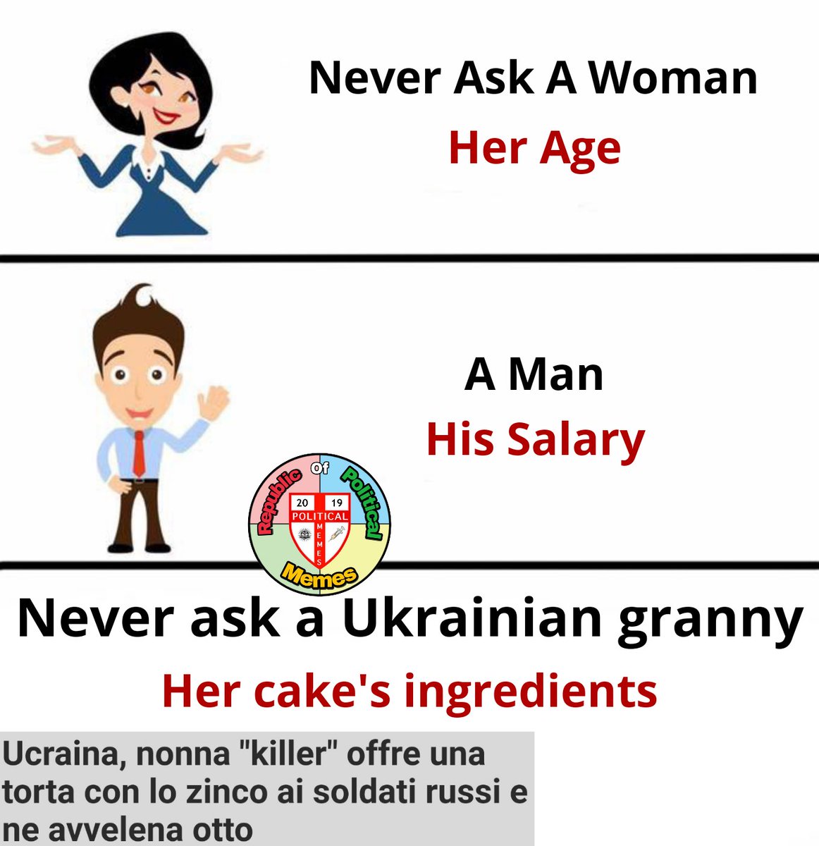 RepublicMemes's tweet photo. #Ukrainian granny based granny
~LRNZ

#Ukraine #Russia #Putin #Zelenskyy #StandWithUkraine https://t.co/f30zu3yPDS