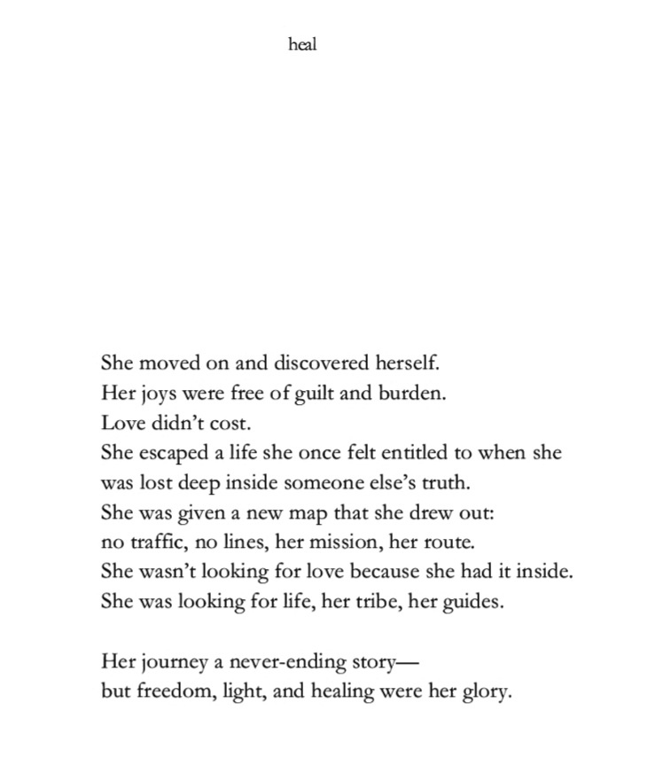 'Loving myself is how I healed the pain from others who didn't love me' My book HEAL out now ✨️ amazon.com/dp/0578860783