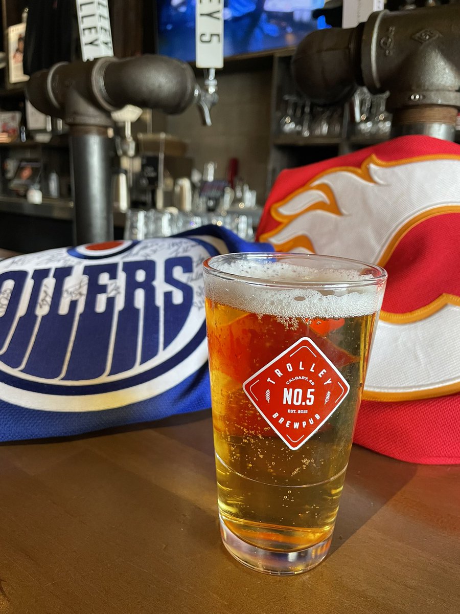 Trolley_5's tweet image. Have you reserved your pre and post game table for the Battle of ‘Berta this Saturday? Reserve via our website 🍻 #HeartOfTheRedMile #SupportLocalYYC #YourCommunityBrewpub