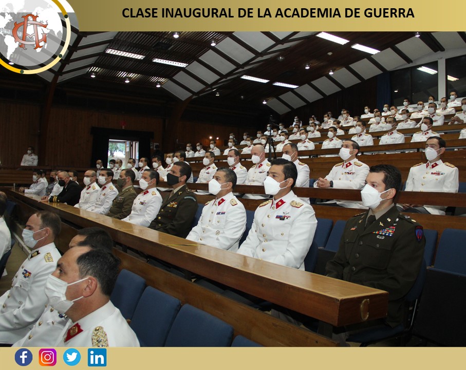 AcademiaGuerra's tweet photo. Con la clase inaugural denominada "Manuel Baquedano González, nuestro General invicto", la Academia de Guerra da inicio a su año académico.

Más detalle de esta actividad puedes revisar aquí 👇 
https://t.co/ZmoCDvJM2a https://t.co/WtjLKwU8MQ